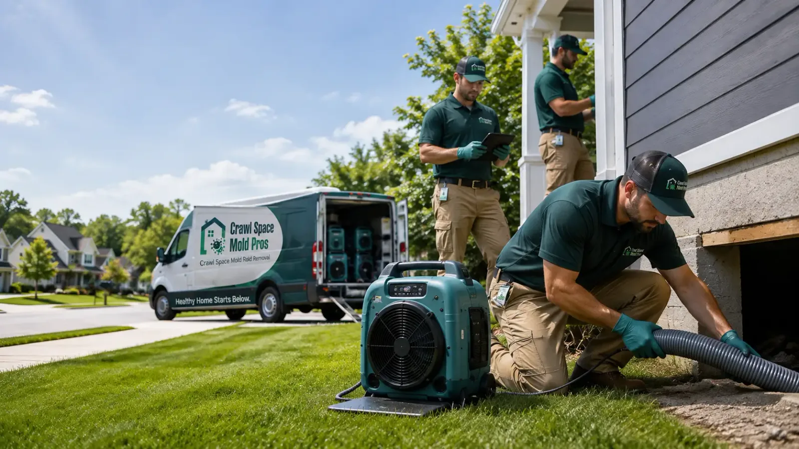 Crawl Space Mold Removal in Greenville, MI